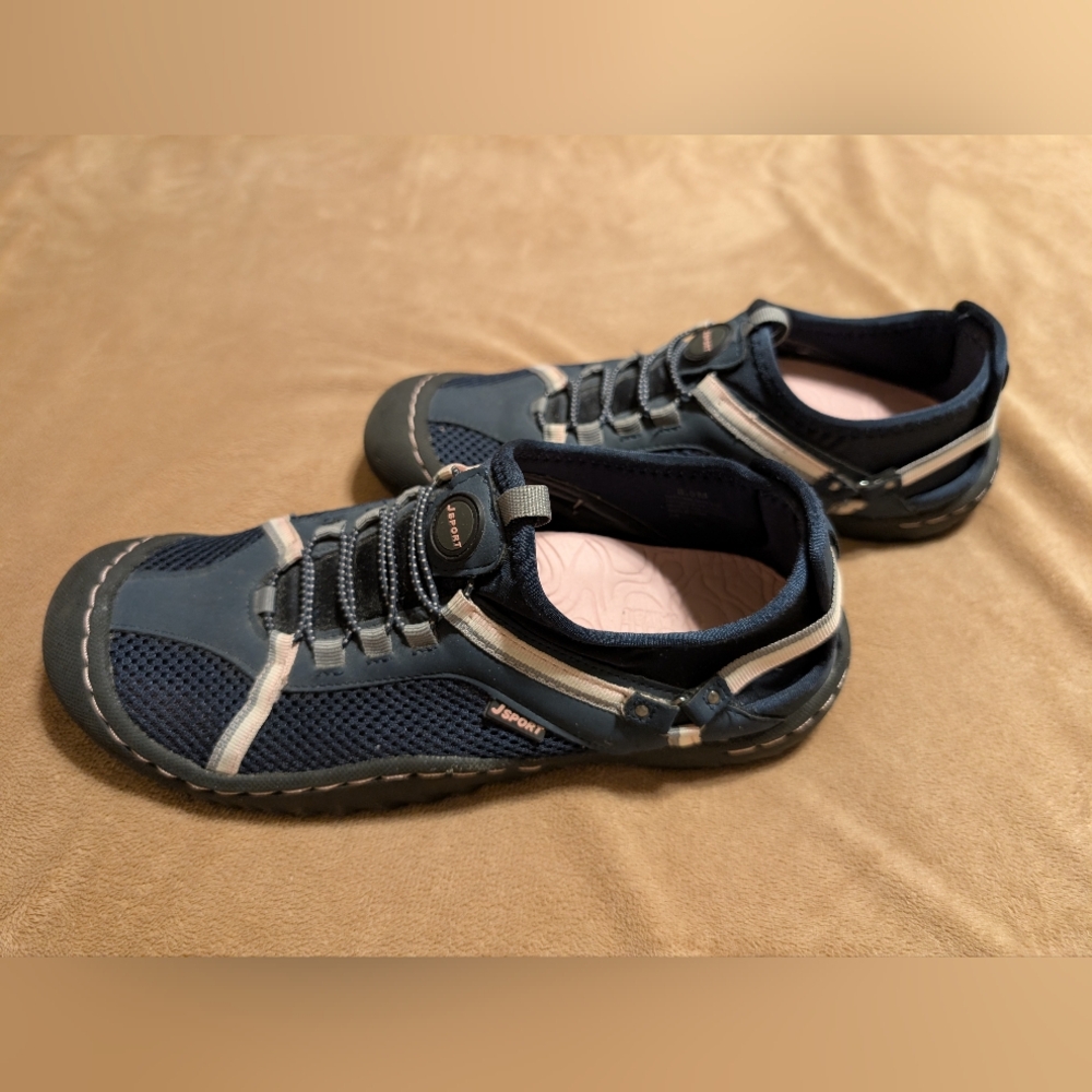 Women's Navy/Pink JSport® Water Shoes - Picture 3 of 6